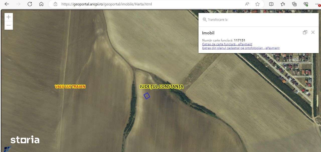 Teren 500 mp(lot 24)/Valu Lui Traian/licitatie - Imagine principală: 3/6