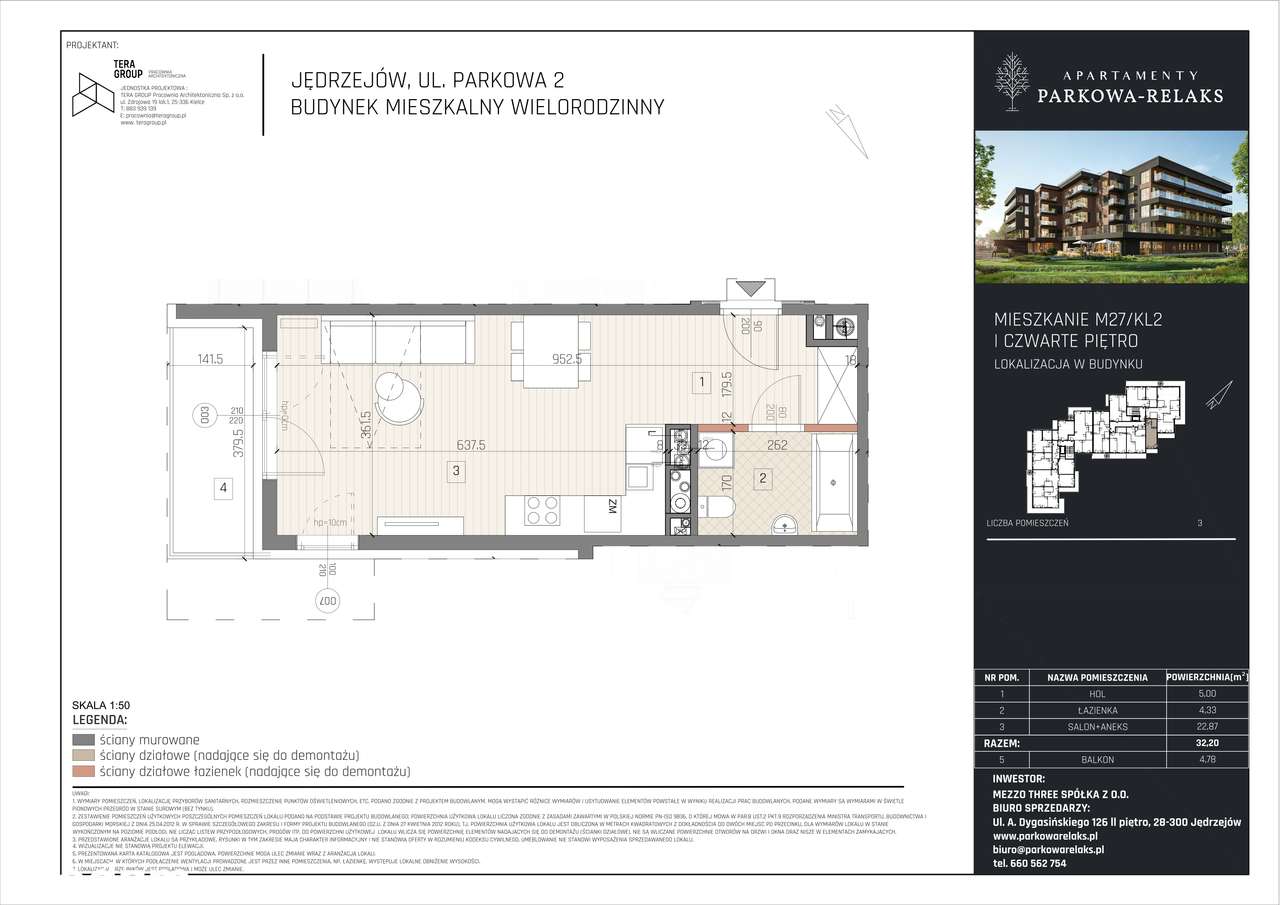 Parkowa-Relaks | mieszkanie 1-pok. | M27_KL2_05 - Pełny obrazek: 2/7