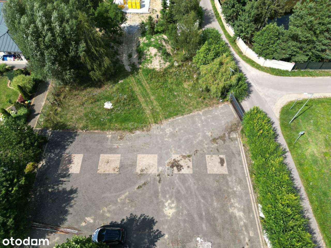 Ogrodzona działka, Wszystkie Media, Asfalt! - Pełny obrazek: 4/14