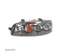 FAROL ESQ OPTICAS COM LUZ DE NEVOEIRO PARA FIAT PUNTO 99-03 FUNDO PRETO - 1