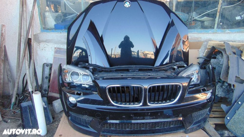 Fata Completa BMW X1 e84 2009-2014 m pachet bara fata capota aripi trager radiatoare faruri facelift - 1