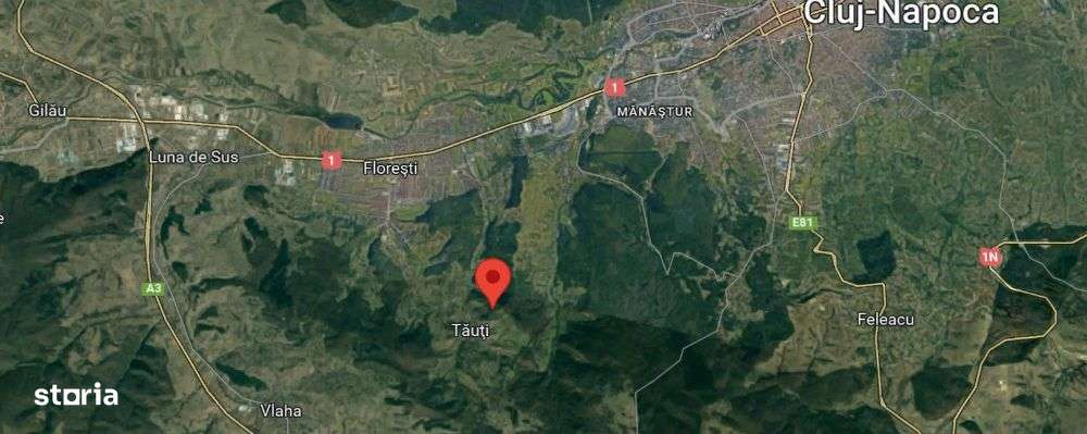 CLUJ-  FLORESTI - TEREN 6,500 mp- deschidere 22 ml - Imagine principală: 2/3