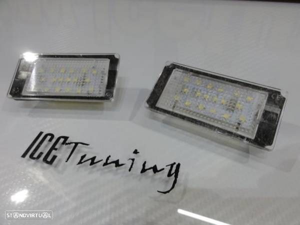 Suporte de lampada de matricula com led branco para bmw e46 coupe + cabrio 98-03 - 4