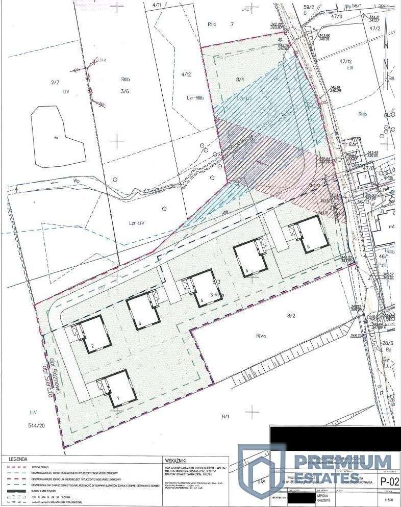 Działka inwestycyjna | 3 Projekty chłonności Pum-13