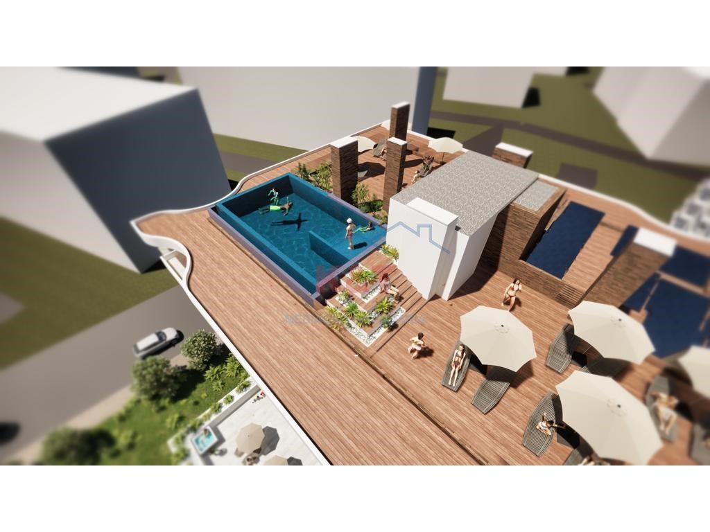 Apartamento T2 novo com piscina nos Jardins do Amparo