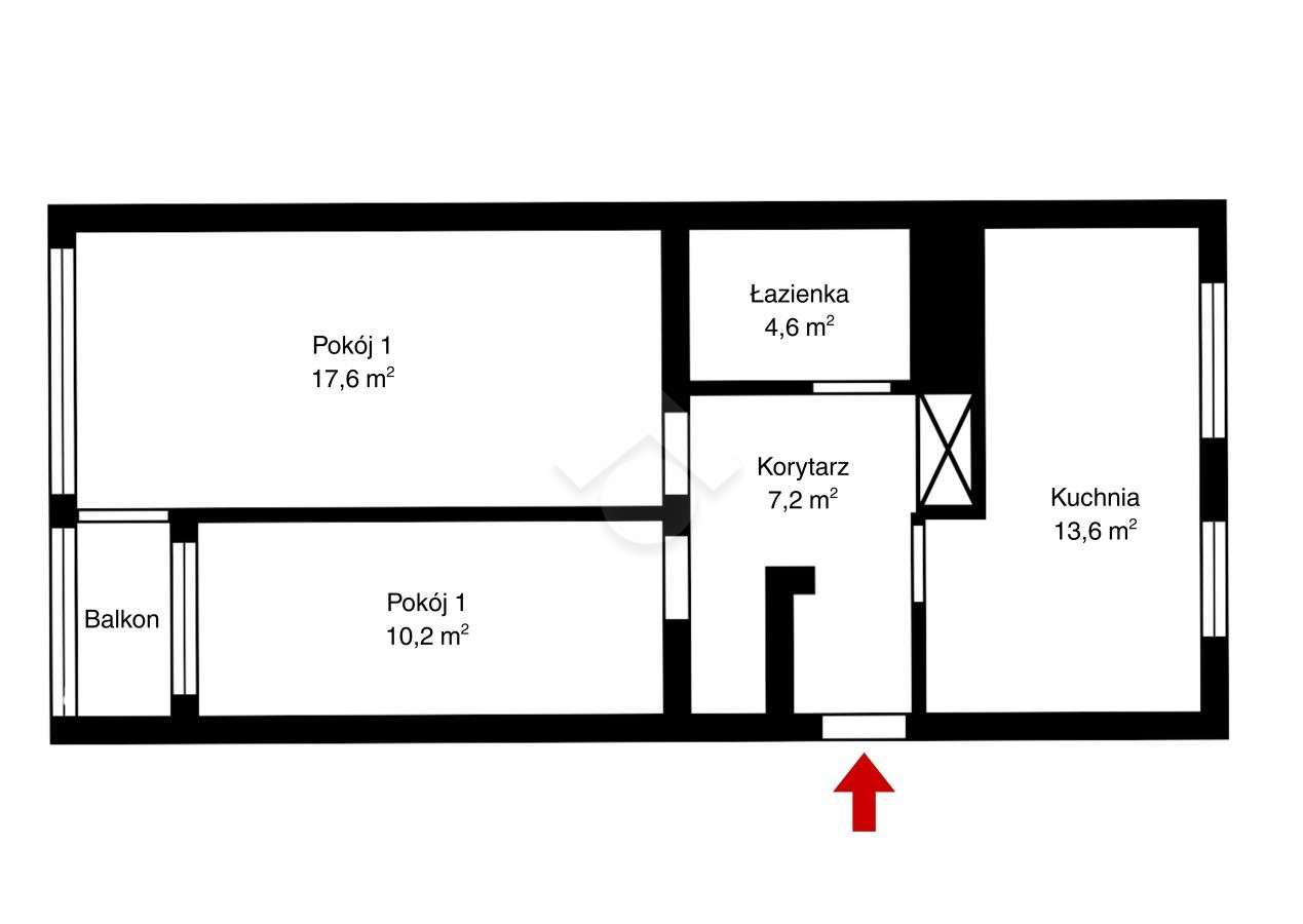 2 pokoje | Blok | Po remoncie | Balkon-15