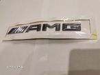 emblemat srebrny mercedes AMG 18 cm - 3