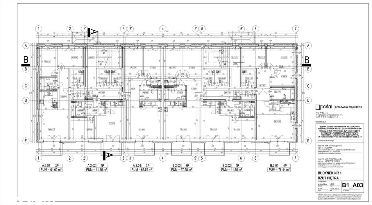 Warzymice | mieszkanie 3-pok. | A.2.03 - Pełny obrazek: 2/8