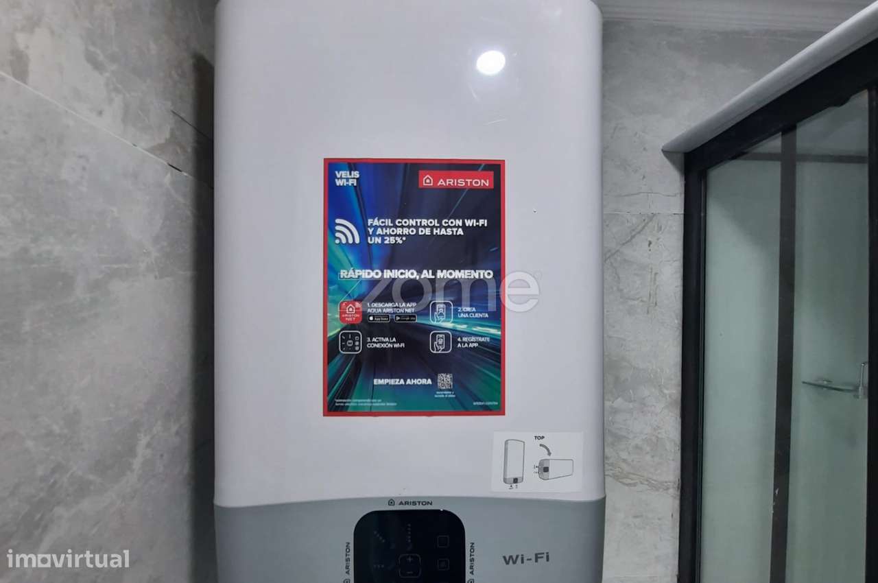 Loja transformado em apartamento T1, com 46 m2, em Vale de Milhaços - Grande imagem: 5/19