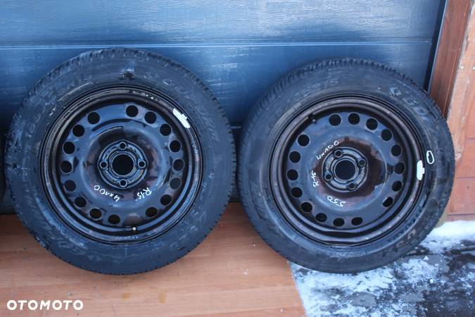 KOŁA FELGI STALOWE OPONY ZIMOWE MICHELIN 185/60 R15 OPEL 5x110 ET43 - 3