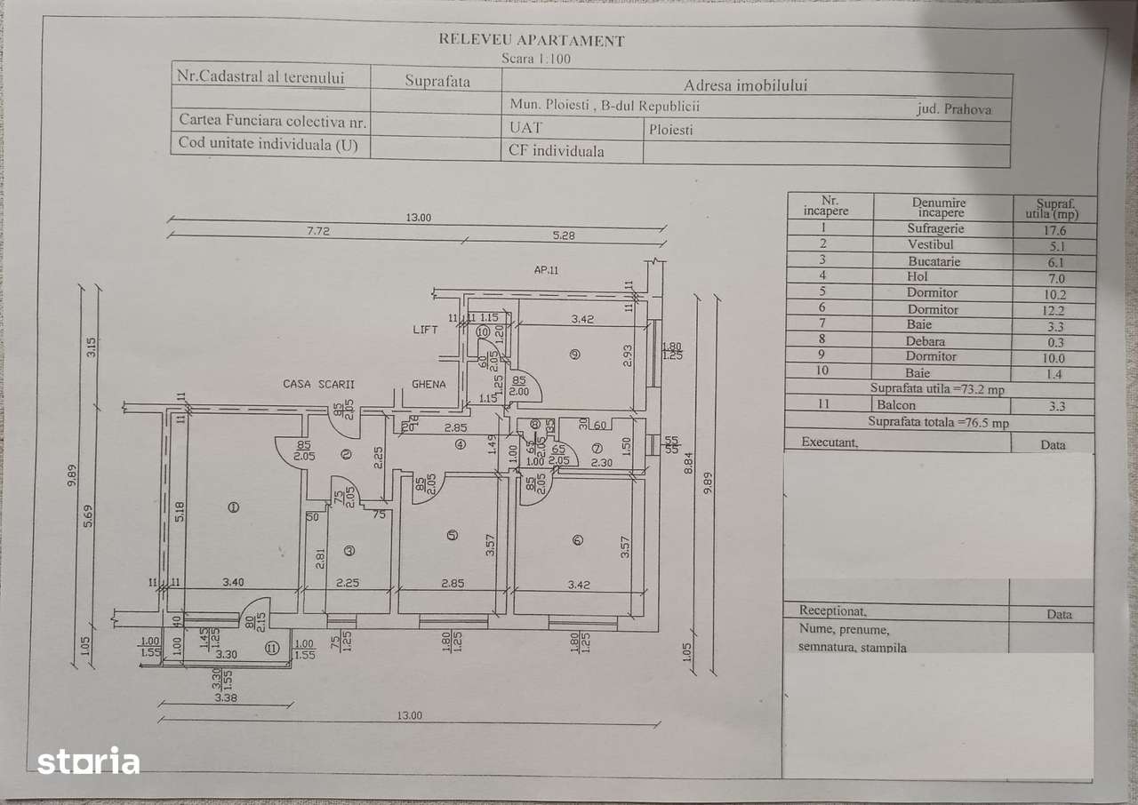 Apartament 4 camere – Ploiești Bld Republicii (Casa Roșie/McDonald’s)-0