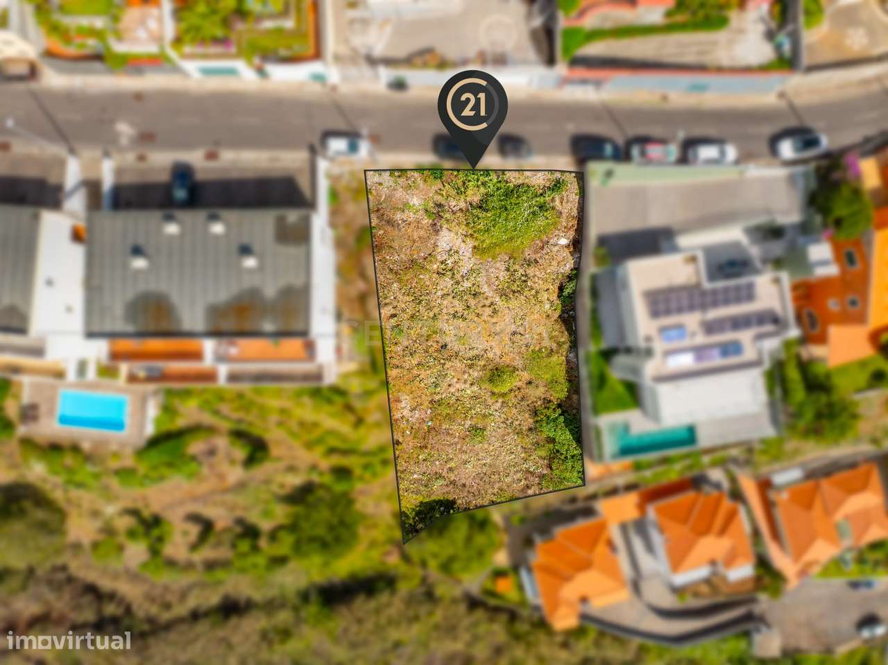 Terreno Urbano com Vista Mar em Garajau – Madeira - Grande imagem: 5/8
