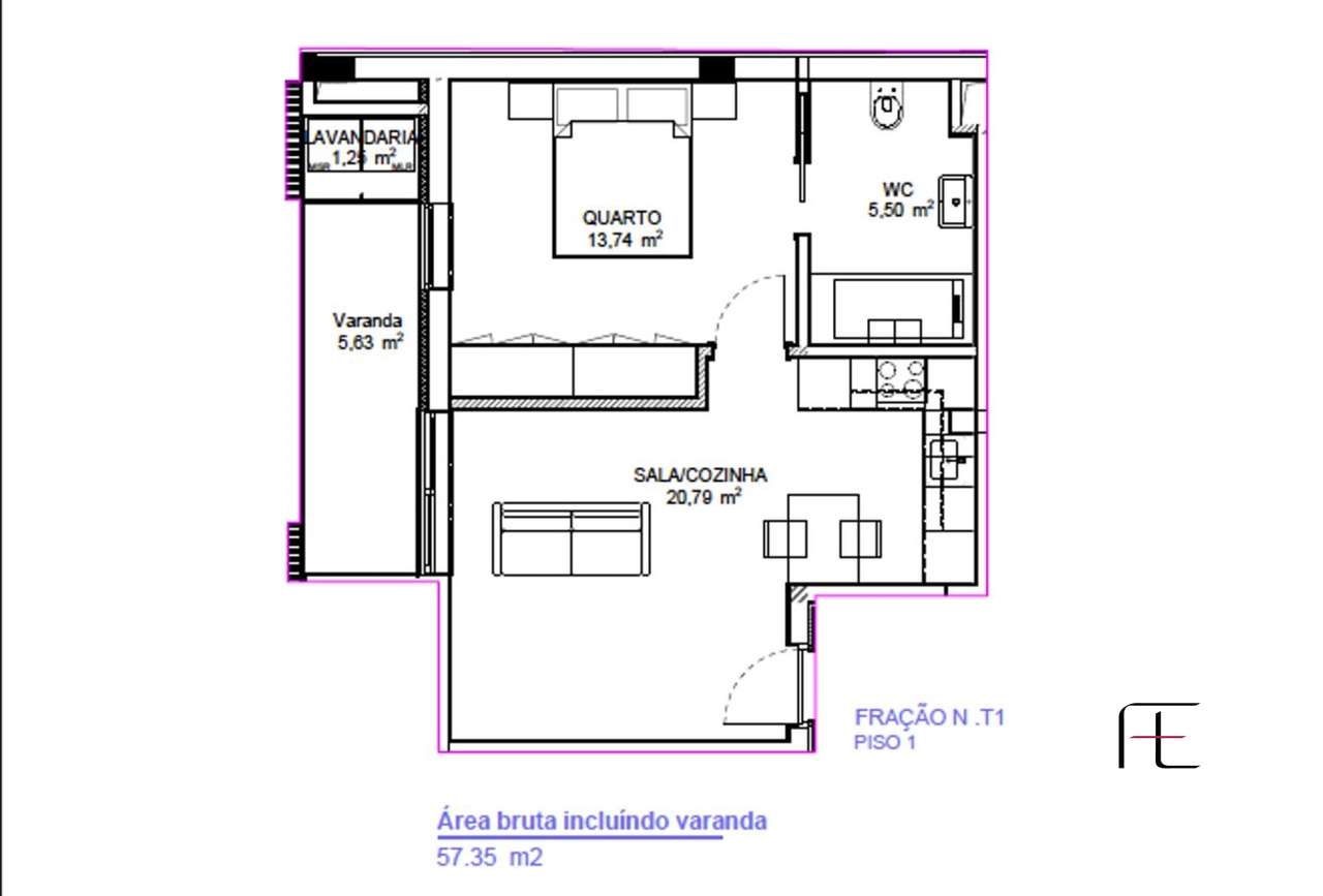 Apartamento T1 Venda em Campanhã,Porto - Grande imagem: 4/4