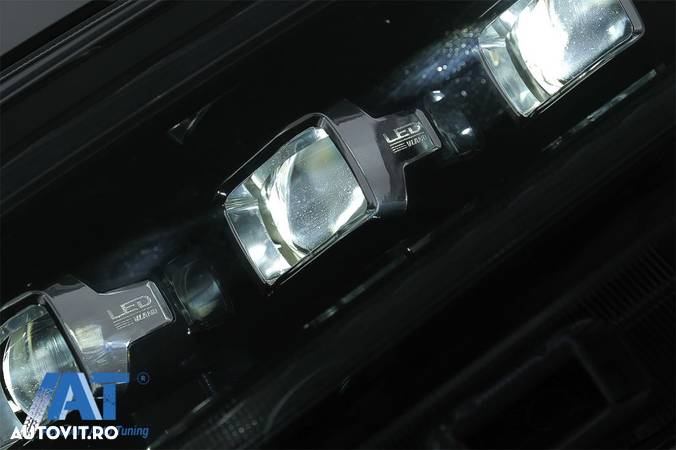 Faruri LED Light Bar Dynamic Ford Ranger Raptor (2015-2020) Semnal Dinamic Matrix Projector - 3