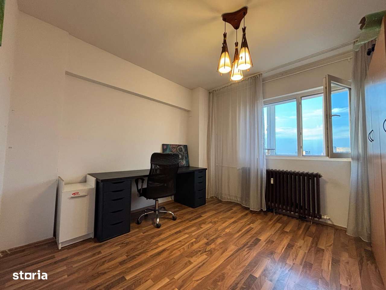 3 camere, 2 bai, tamplarie PVC + termopan, bloc 1988,  balcon închis!-3