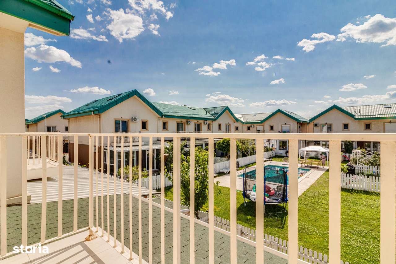 Villa Cozy COSMOPOLIS!  P+1+M, 4 camere, PISCINA,40 mp curte!-2