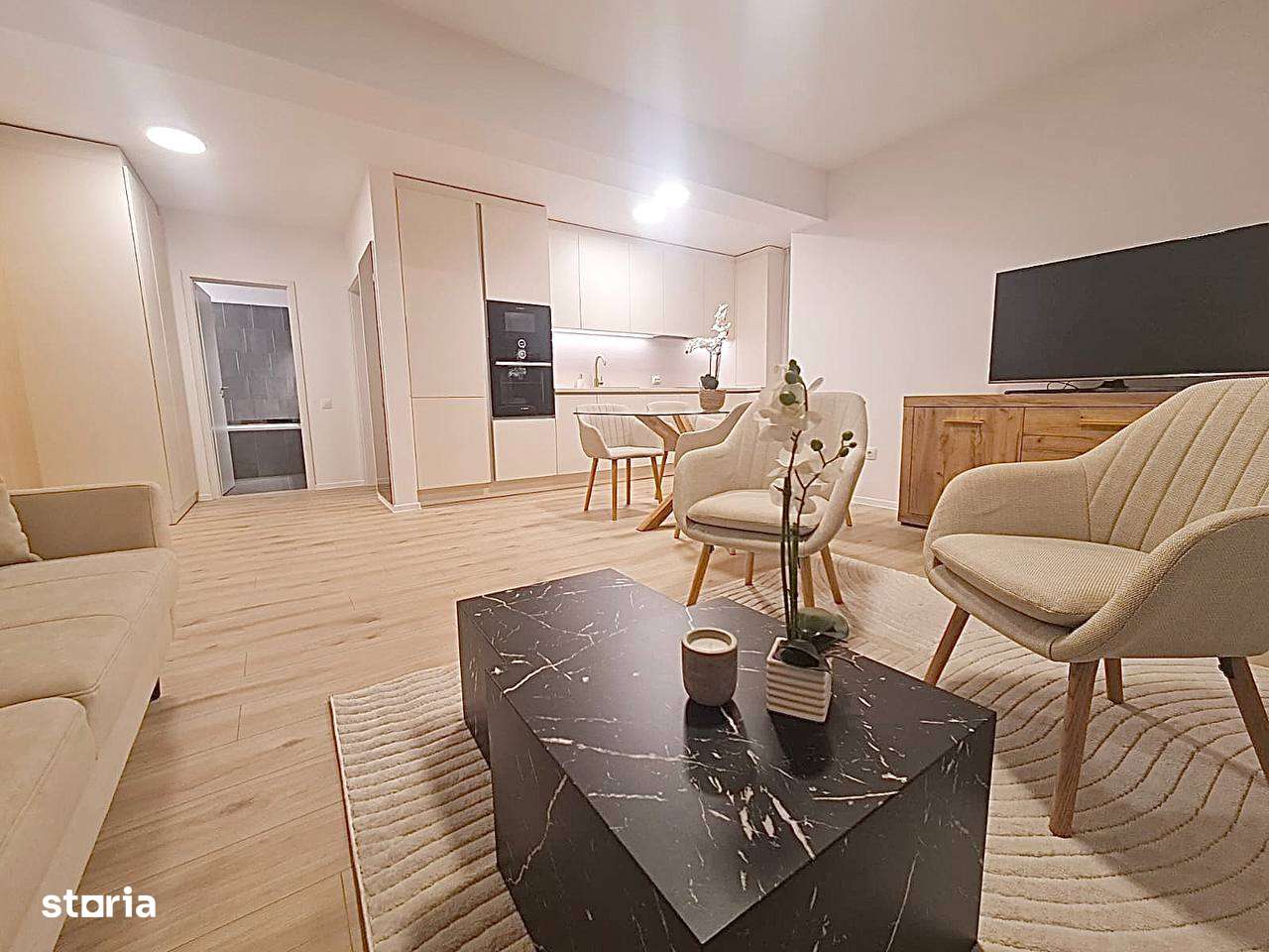 Apartament NOU 2 camere cu parcare - Qualis 2 - vis a vis de Coresi-1
