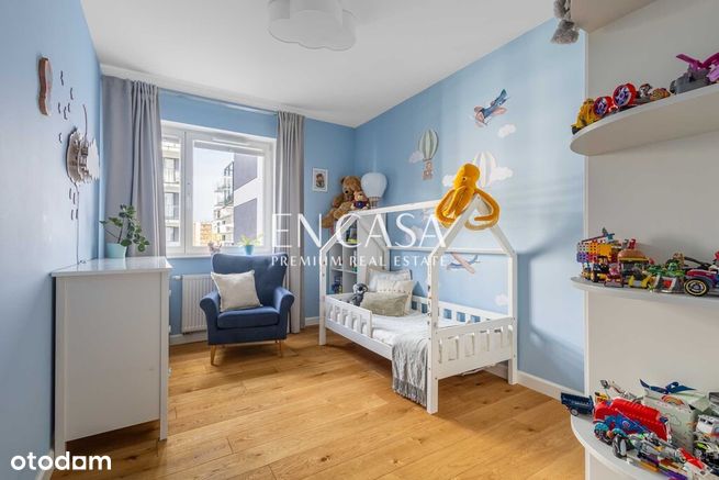 Rodzinny apartament na Woli z widokiem na zieleń-10