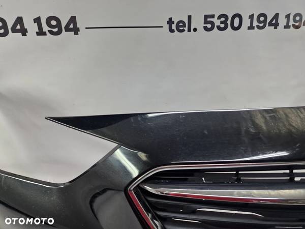 OPEL INSIGNIA B II 17- ZDERZAK PRZEDNI PRZÓD NA 4X PDC + GRILL + KRATKI , KOLOR CZARNY METALIK , NR AUKCJI NZ1006 - 26