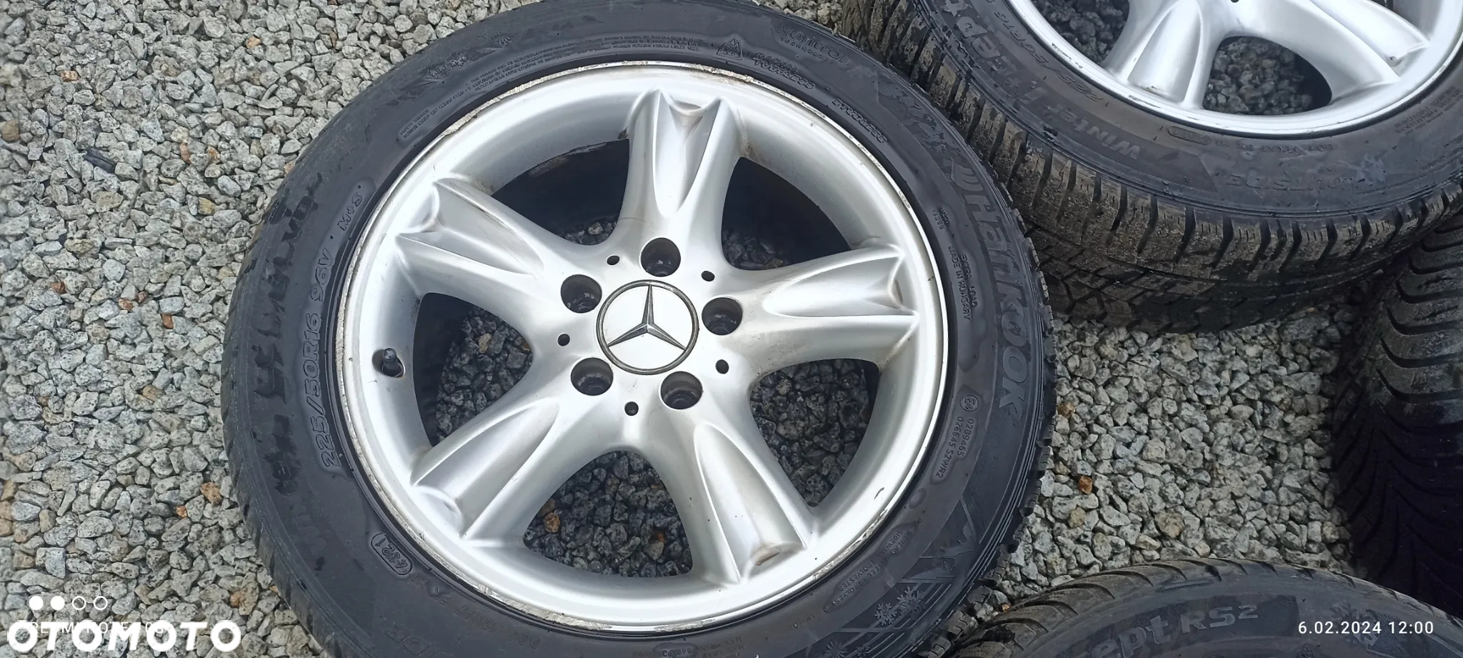 MERCEDES W209 W211 w203 FELGI ALUMINIOWE KOŁA OPONY ZIMOWE 5X112 16 2X7J 2X8.J - 15