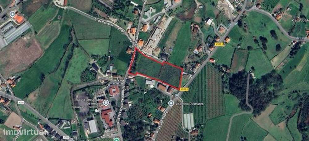 Terreno para venda próximo da escola secundária de Amares - Grande imagem: 2/2