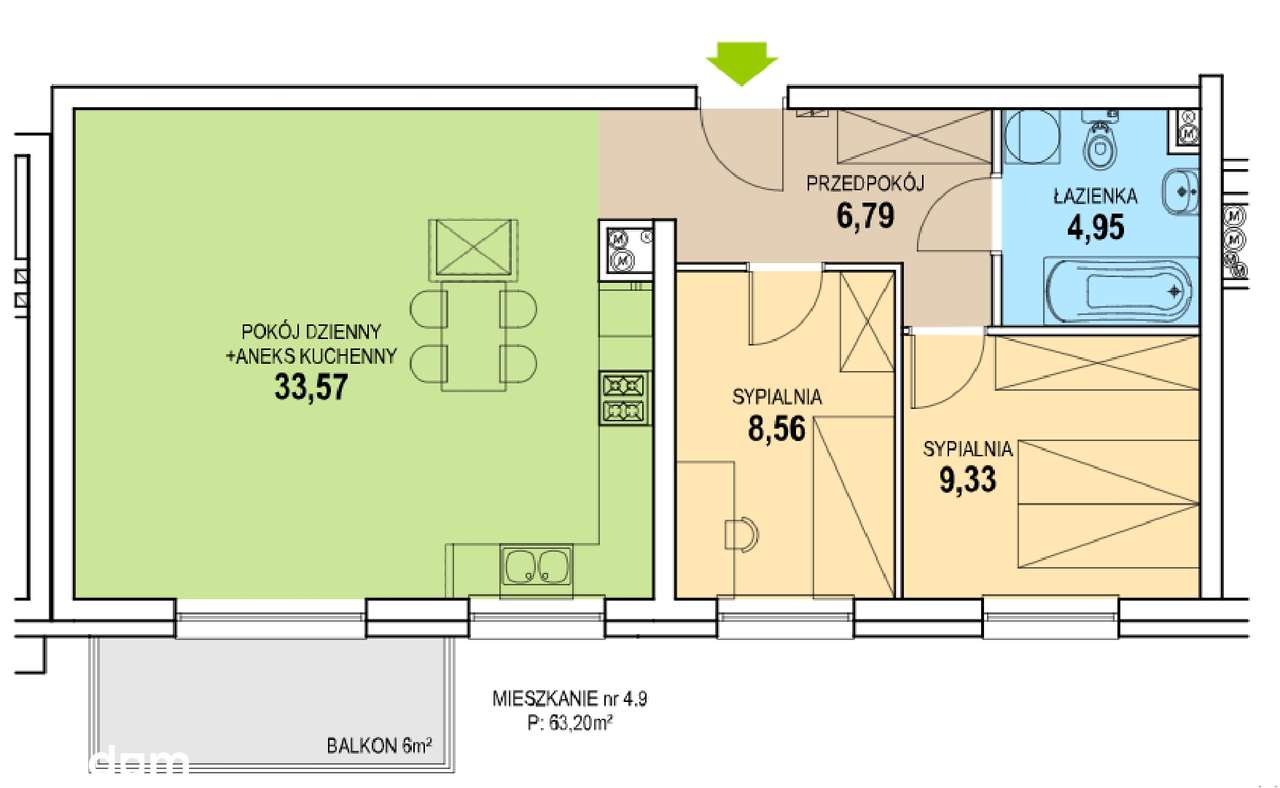 Osiedle Niwa | mieszkanie C1_33 - Pełny obrazek: 2/6