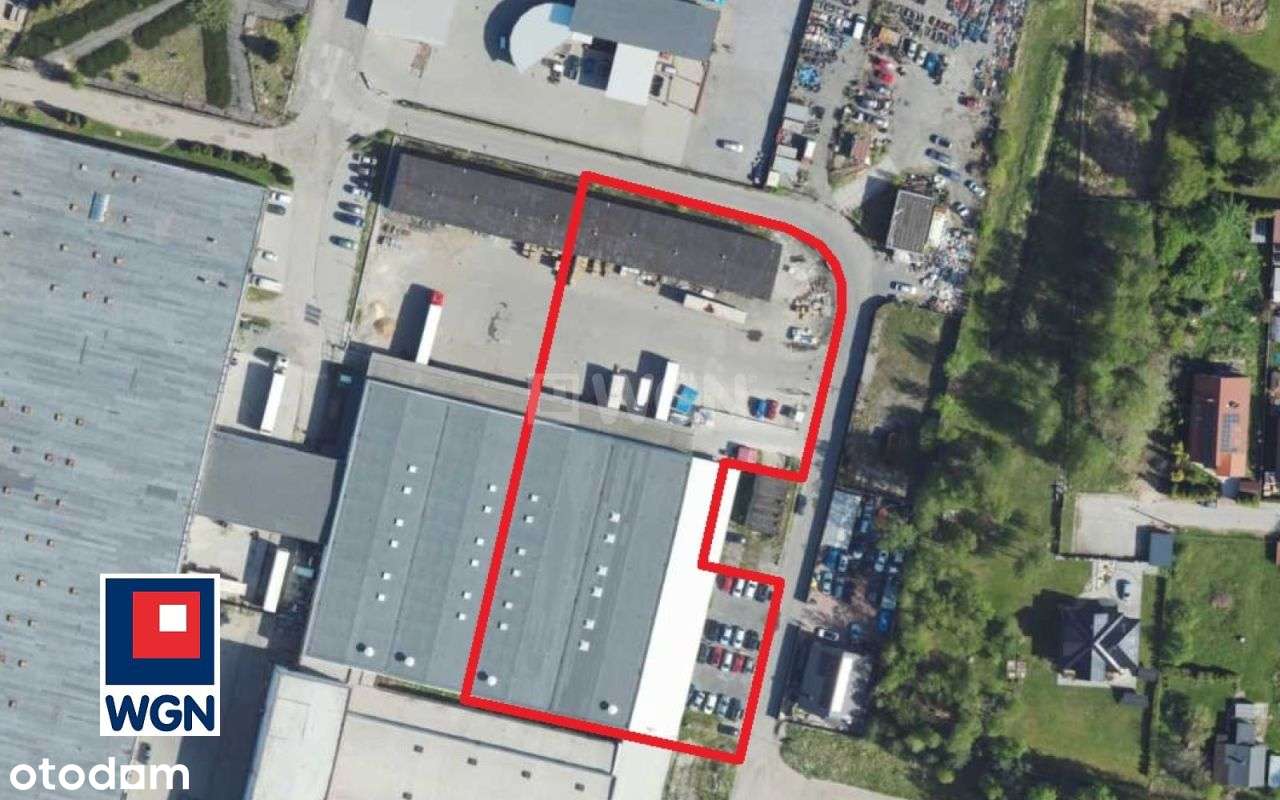 Dwie hale przemysłowe