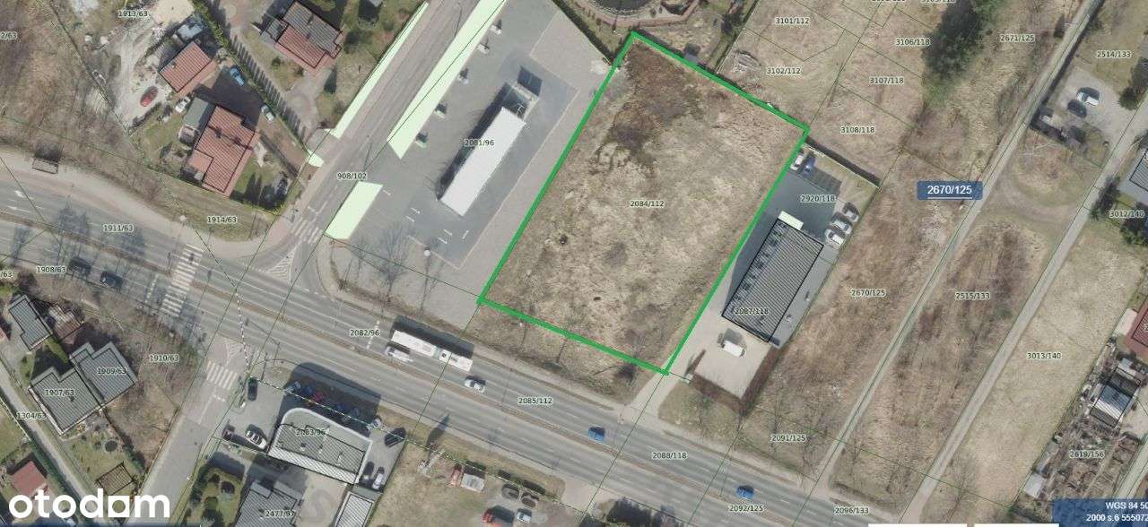 SUPER Działka inwestycyjna Rybnik ul. Prosta 2475m