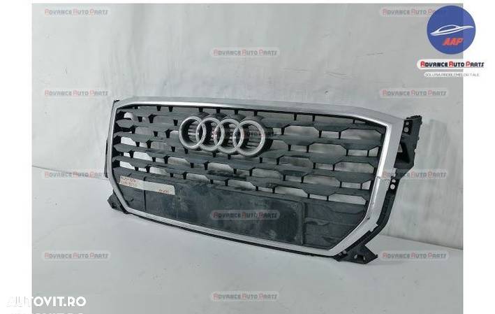 Grila Centrala originala cu absorbantul de soc Audi Q2 1 2016 2017 2018 2019 2020 Crossover OEM - 1