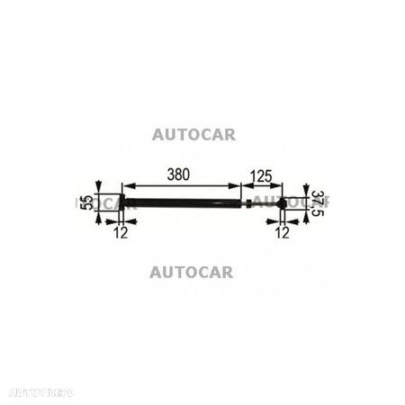 AMORTIZOR FRANA AL-KO 251 S/platforma remorca 2700 kg piese remorci - 2