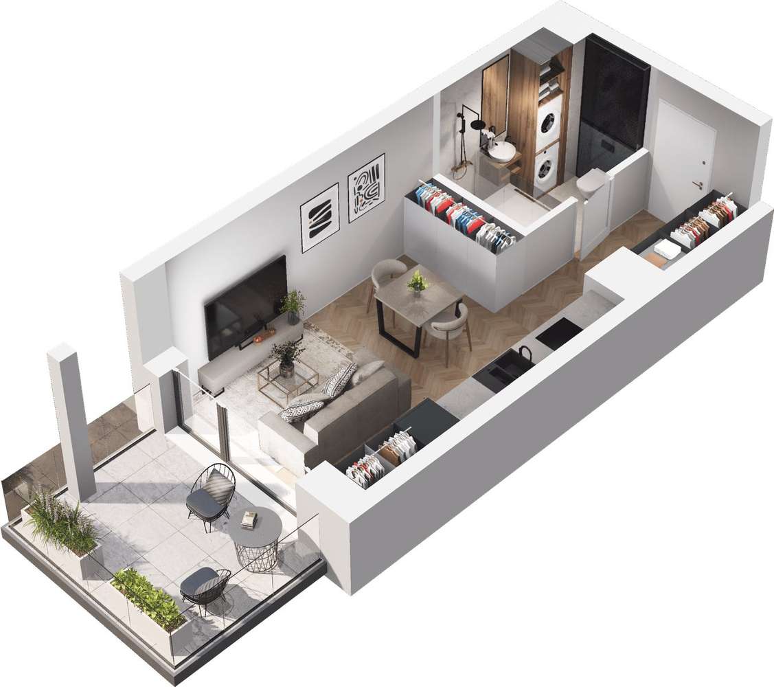 Ville Garden | mieszkanie 1-pok. | B.27 - Pełny obrazek: 4/9