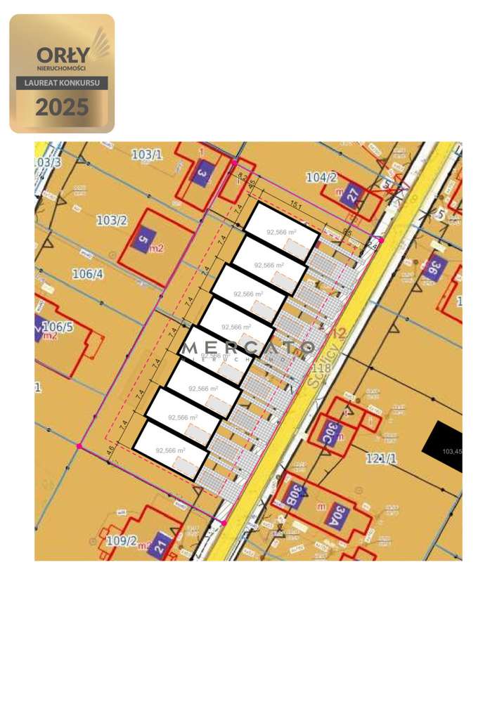 Działki pod kameralne osiedle – 2263 mkw, Marki.-0