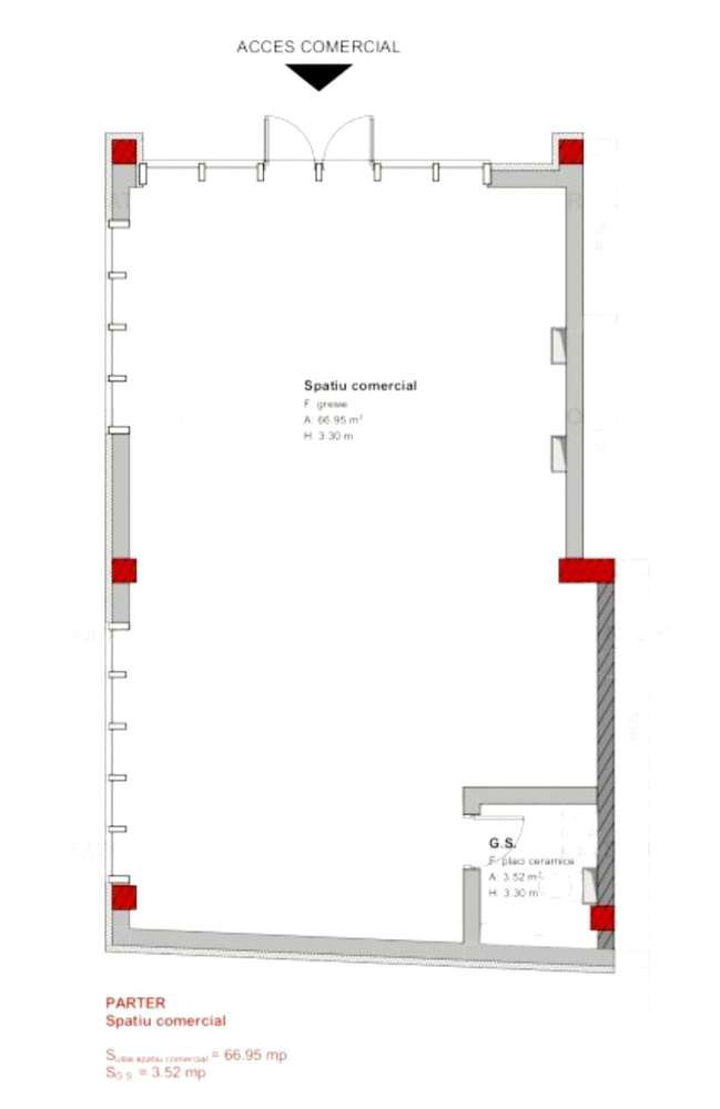 Spatiu Comercial - Zona Marasti - Vad bun - Constructie Noua - Imagine principală: 3/3