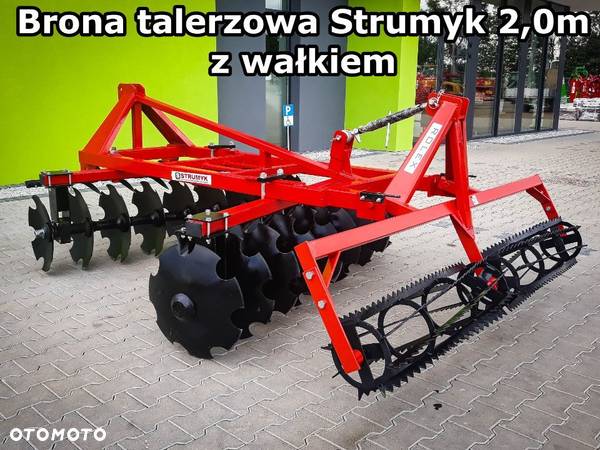 Brona talerzowa TALERZÓWKA V  AGREGAT 1,4m 1,6m 1,8m 2m 2,2m 2,4m 2,7m STRUMYK Lekka Nowa - 6