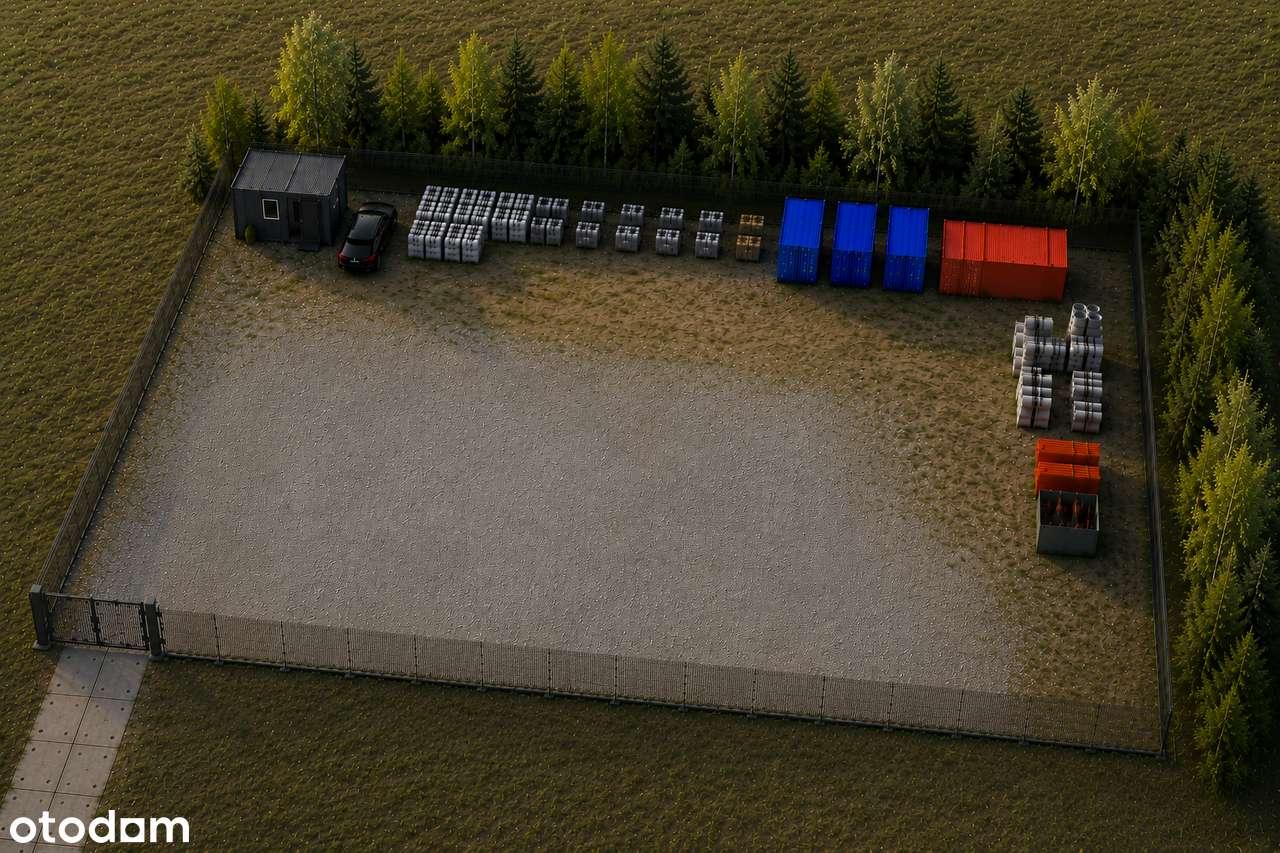 Wynajmę działkę usługową 2114m² blisko lotniska i Obwodnicy Trójmiasta