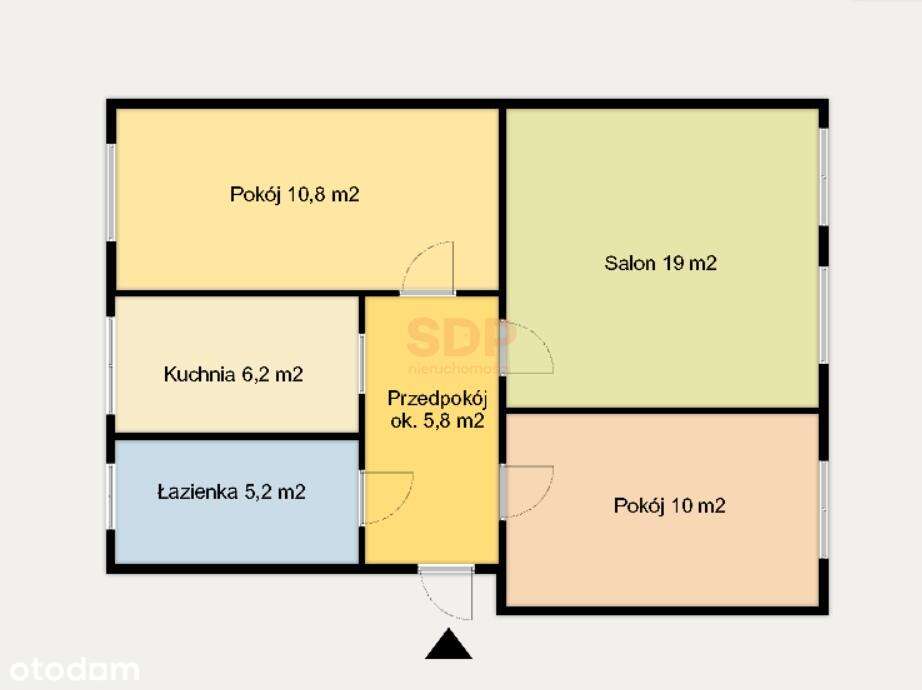 Okazja! | 3 pokoje | 57 m2  | Do własnej aranżacji - Pełny obrazek: 2/2