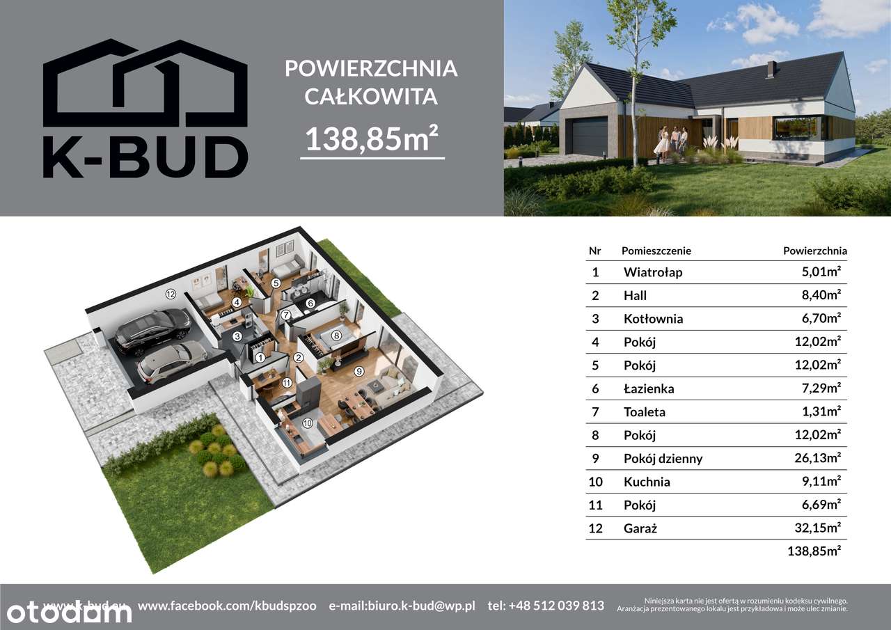 Dom jednorodzinny pod Serockiem - Pełny obrazek: 5/5