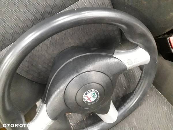 * KIEROWNICA MULTIFUNKCJA SKÓRA AIRBAG ALFA ROMEO 156 * - 7