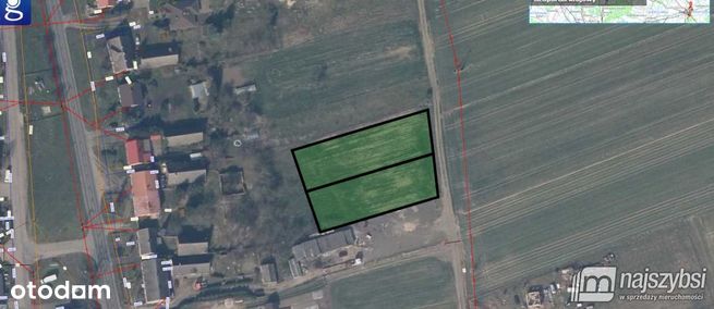 Goleniów- działka budowlana 1310 m2 z Warunkami za