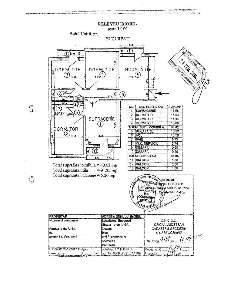 Vanzare Apartament 4 Camere - Fantani - Unirii - Palatul Parlamentului-15