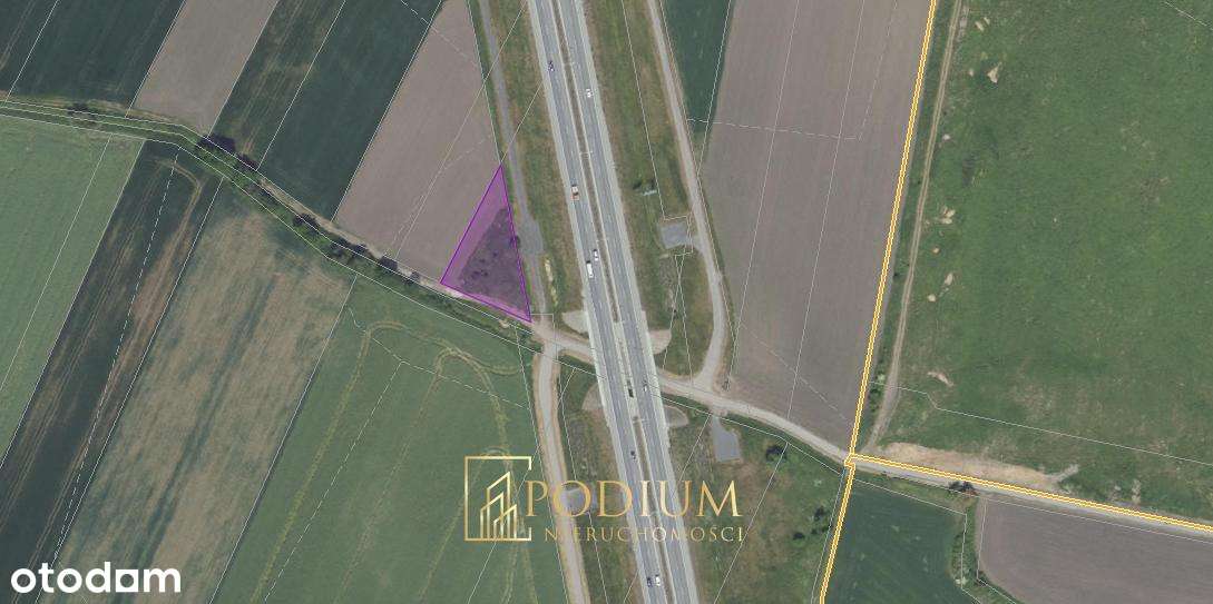 Działka rolna Tyniec Mały przy drodze asfaltowej-0