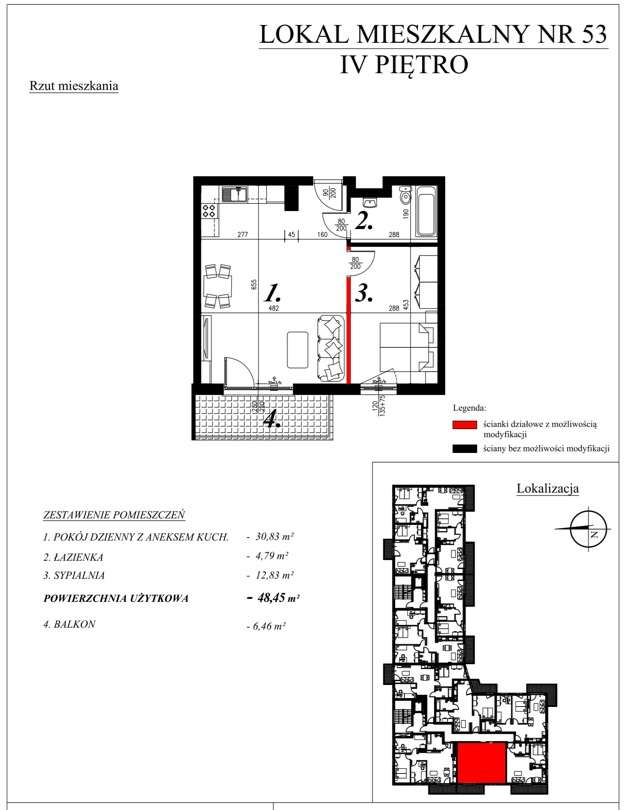 Nova Jasna Płońsk- nowe mieszkanie w pobliżu galerii ARENA - Pełny obrazek: 2/7