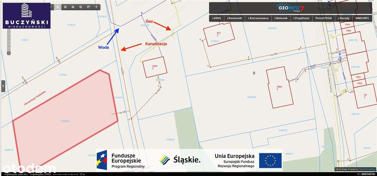 Działka budowlana 1423 m² – Stare Bielsko-5