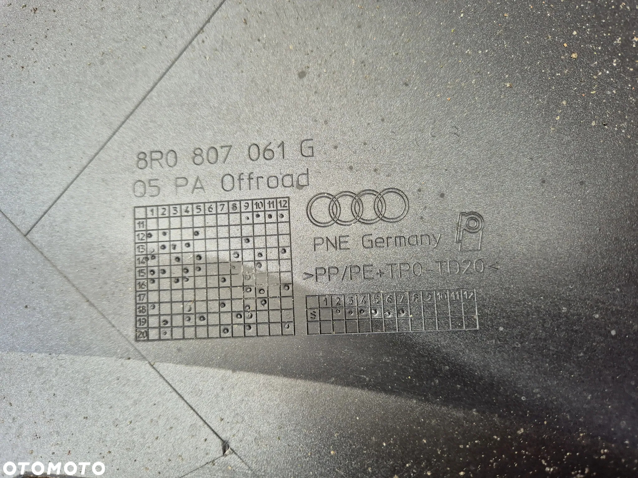 Audi Q5 I lifting 12- OFFROAD zderzak przedni dokładka spoiler 8R0 - 6