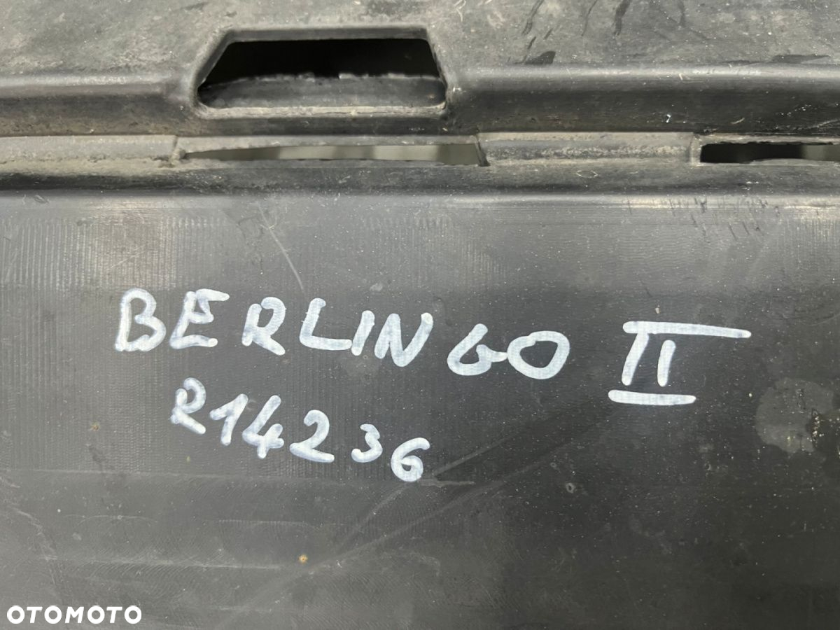 Zderzak przedni Citroen Berlingo Peugeot Partner II 2 08-15r. przód 9682966577 - 16