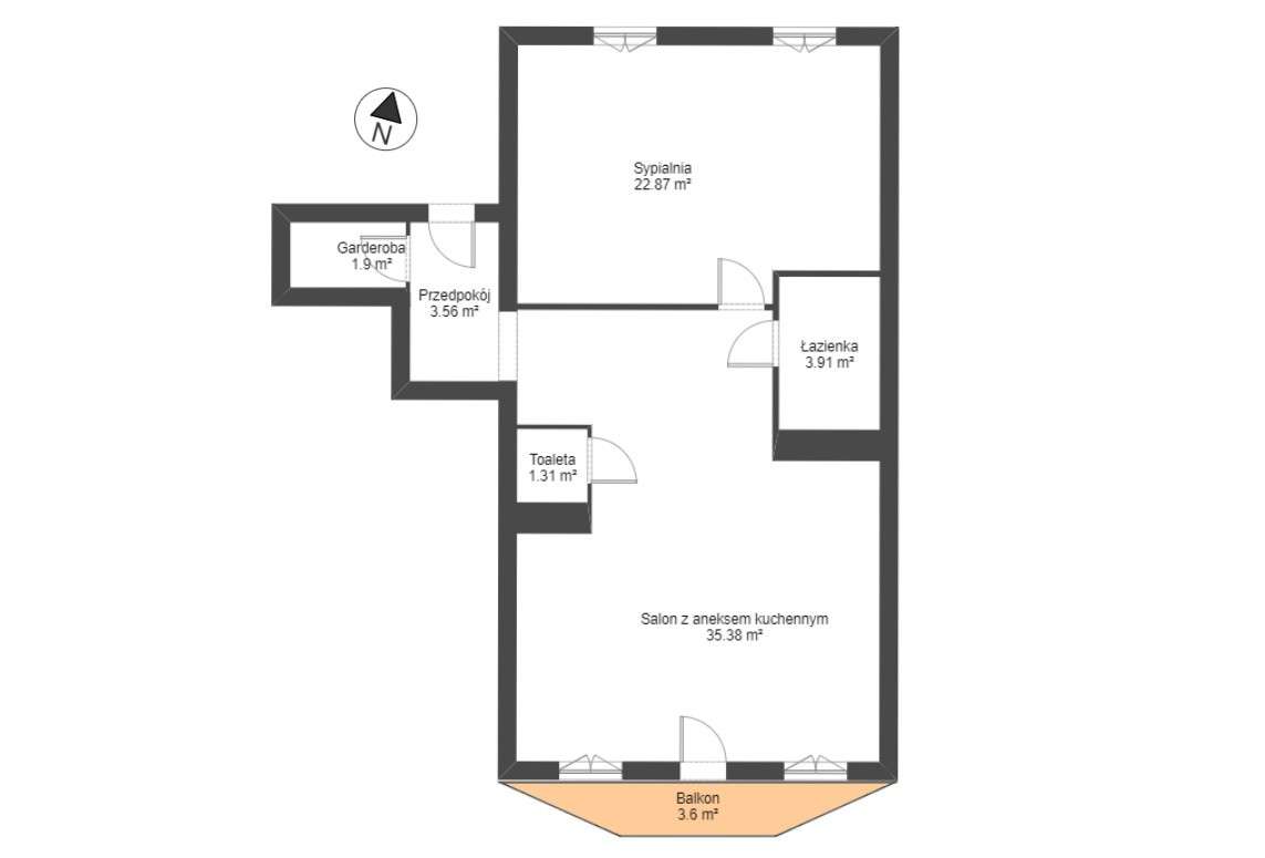 2 pokoje z opcją 3 | garaż| balkon | bez prowizji-13