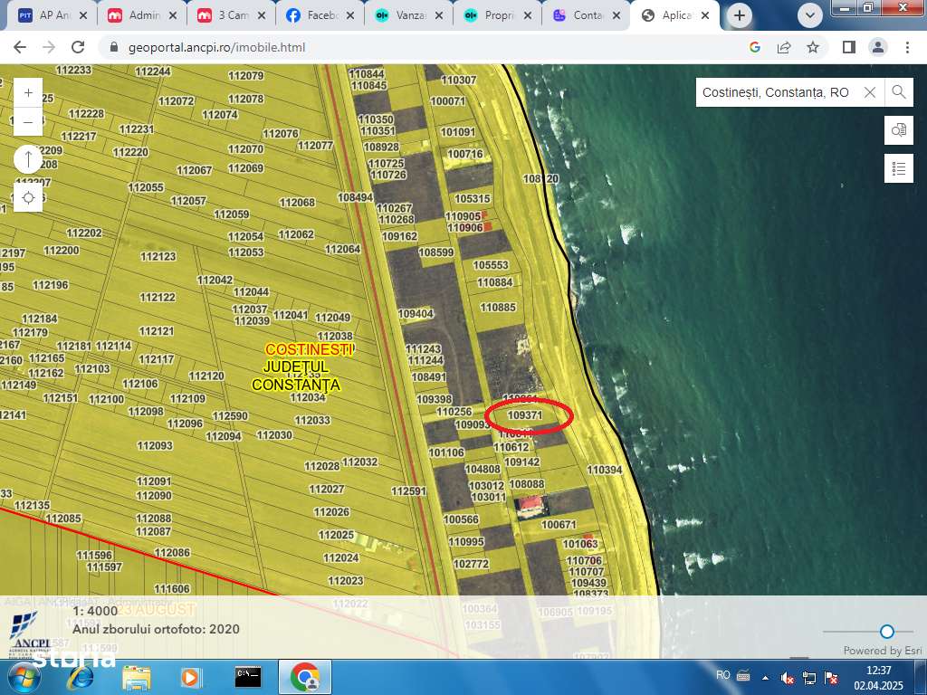 Exclusivitate teren in Costinesti 1845 mp zona Golful Francezului - Imagine principală: 1/1