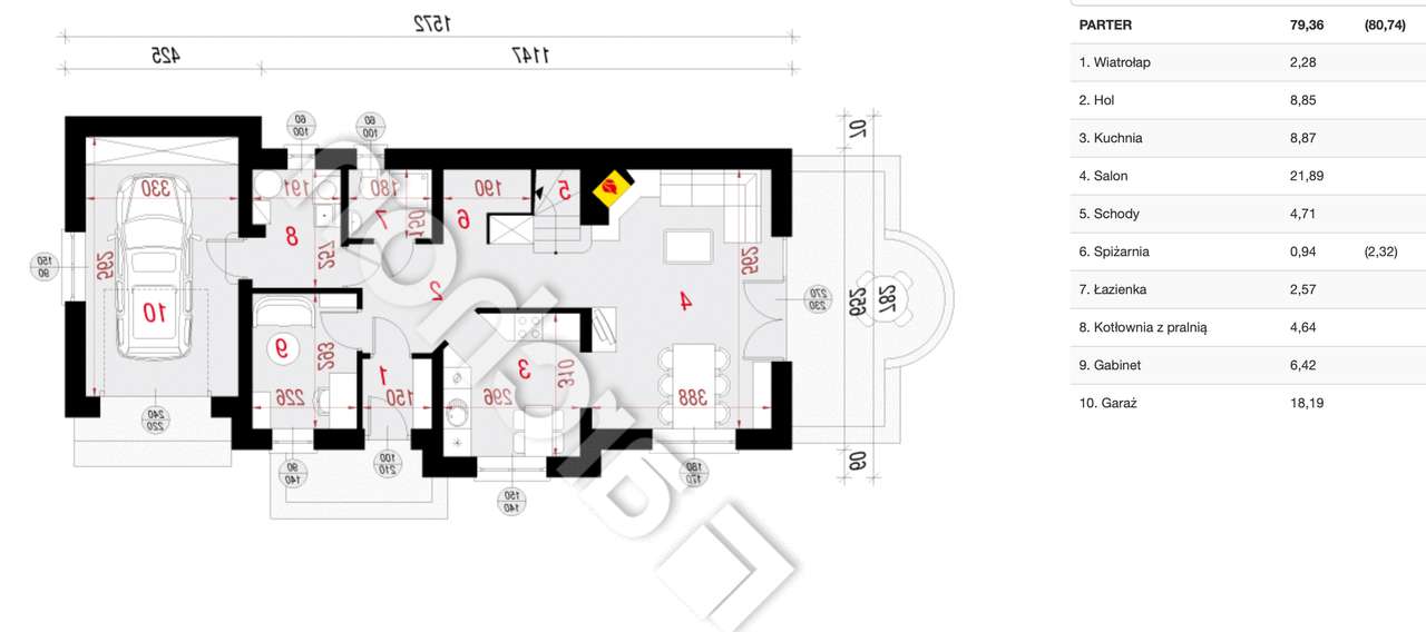 Komfortowy Dom jednorodzinny w Łubinie - Pełny obrazek: 4/7