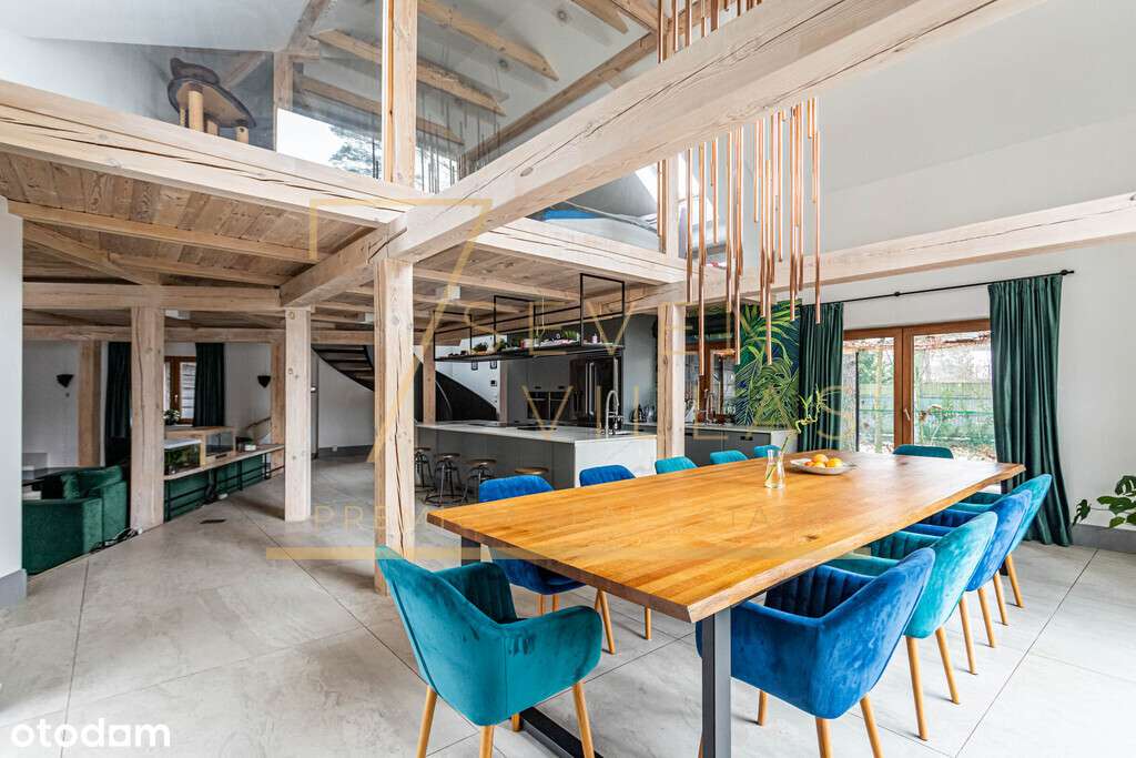 Natura i nowoczesność w willi pod Warszawą-5