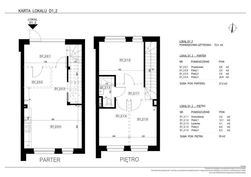 Dwa poziomy => Parter + Piętro || Kraft-Park - Pełny obrazek: 5/9